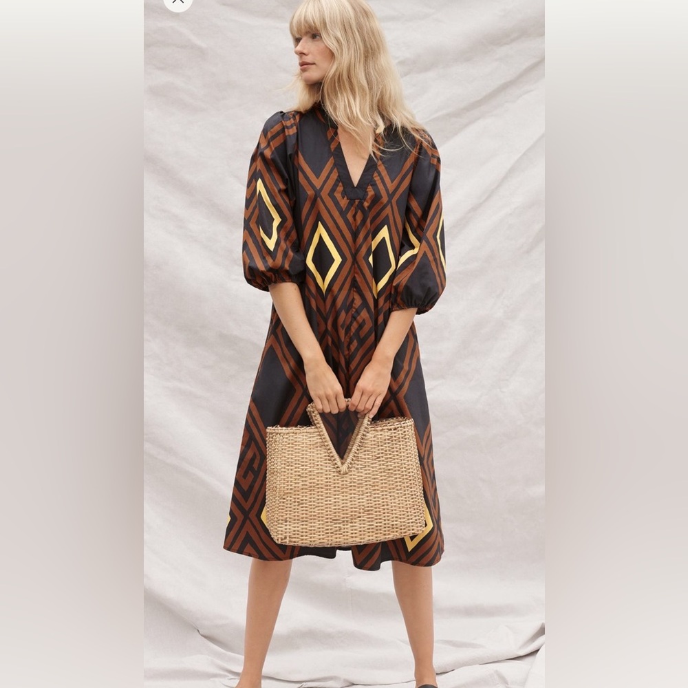 Anthropologie Mireil Midi Dress XS BNWT… it has POCKETS!